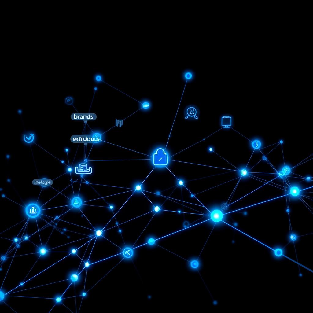 Interconnected network of brands, products, and shoppers linked by verified purchase signal